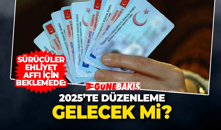 Sürücüler Ehliyet Affı İçin Beklemede: 2025’te Düzenleme Gelecek Mi?