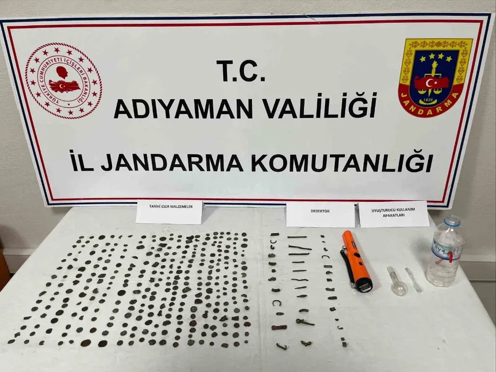 Adıyaman’da tarihi eser operasyonu