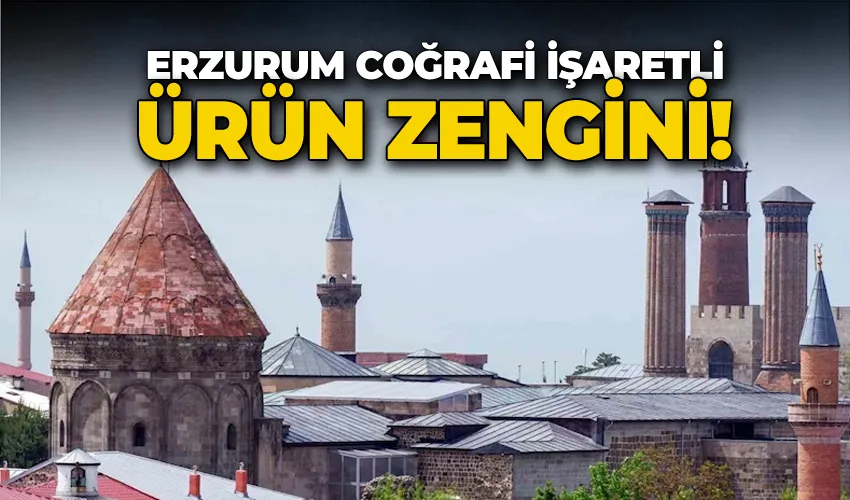 Erzurum coğrafi işaretli ürün zengini