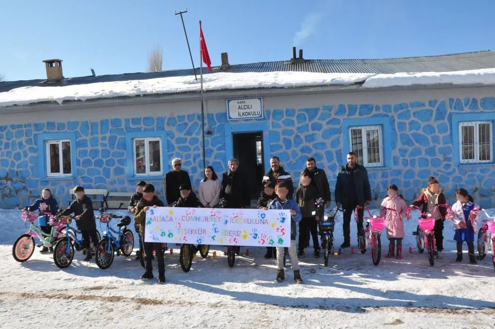 Doğu illerindeki öğrencilere bisiklet