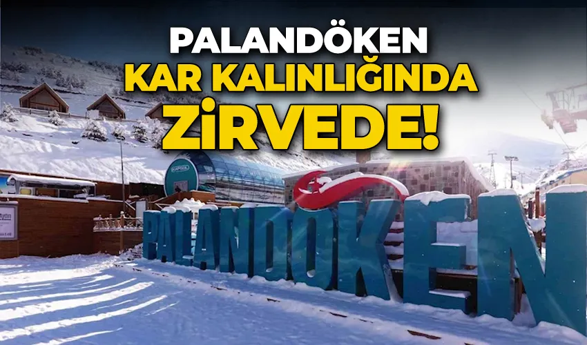 Palandöken kar kalınlığında zirvede