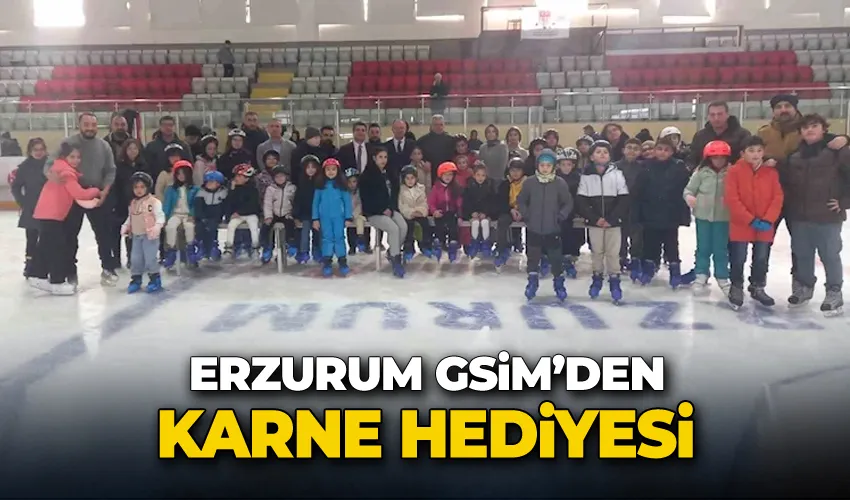 Erzurum GSİM’den karne hediyesi