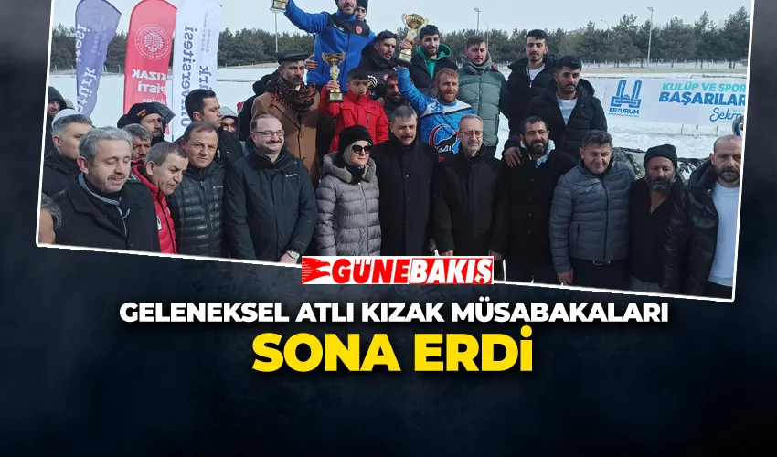 Geleneksel Atlı Kızak Müsabakaları Sona Erdi