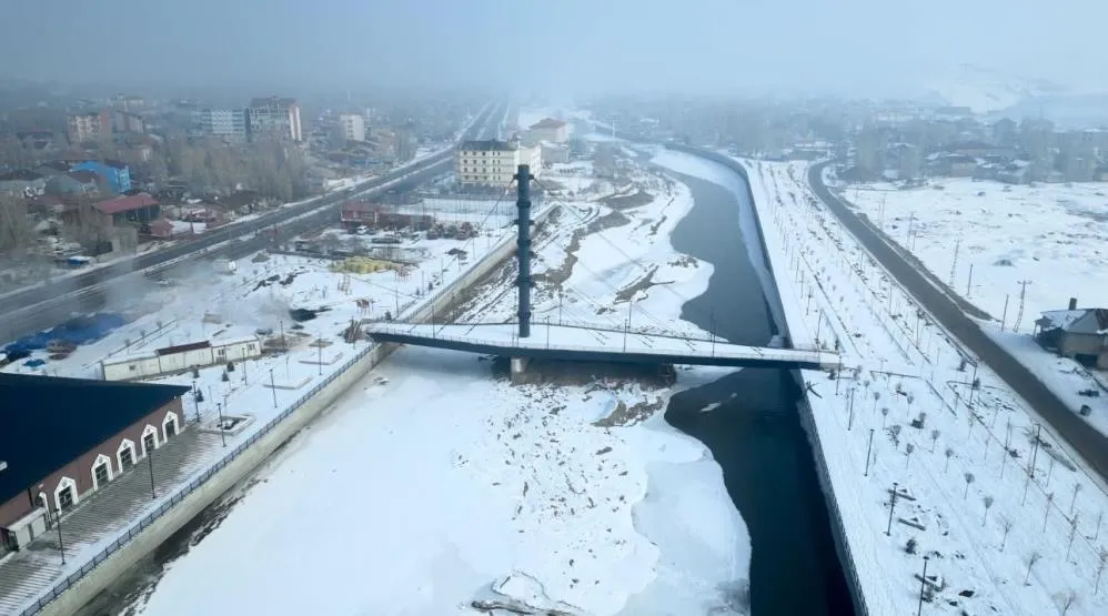 Murat Nehri havadan görüntülendi