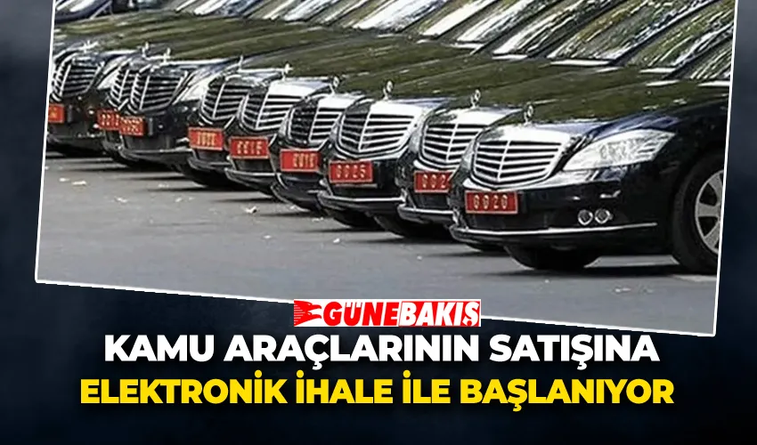 Kamu Araçlarının Satışına Elektronik İhale ile Başlanıyor