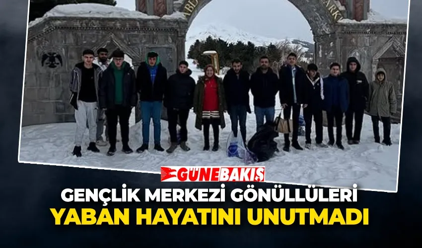 Gençlik Merkezi Gönüllüleri Yaban Hayatını Unutmadı