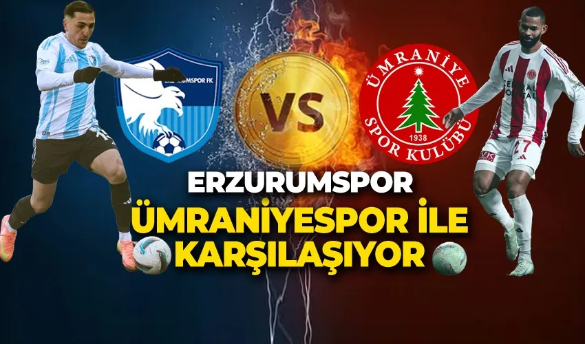 Erzurumspor Ümraniyespor ile Karşılaşıyor