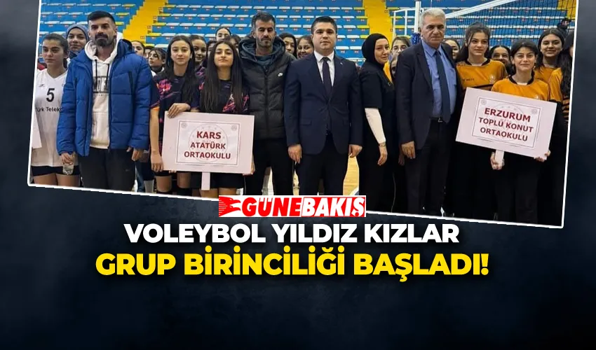 Voleybol Yıldız Kızlar Grup Birinciliği Başladı