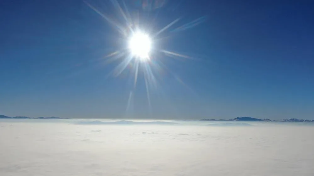 Elazığ sis denizinde kayboldu