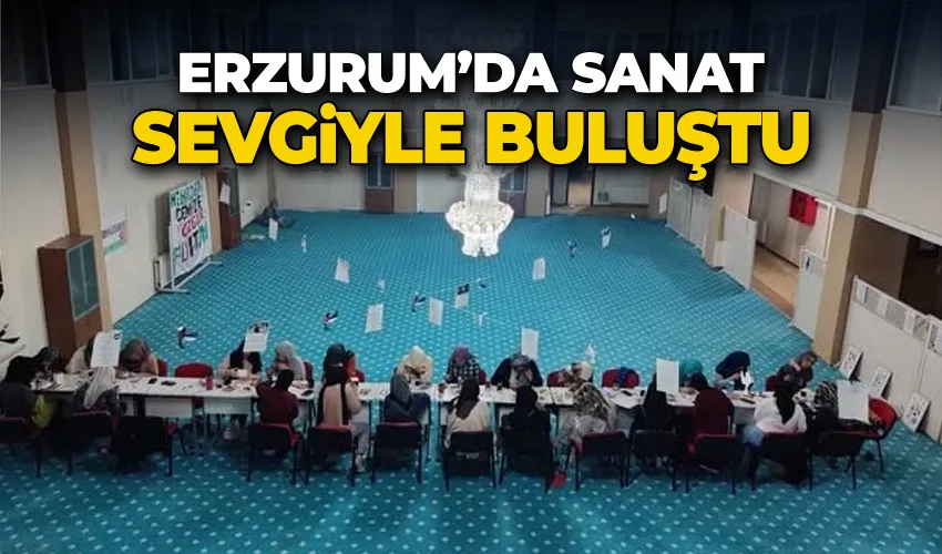 Sanat sevgiyle buluştu