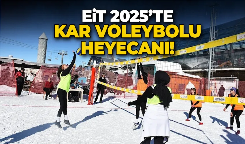 EİT 2025’te kar voleybolu heyecanı