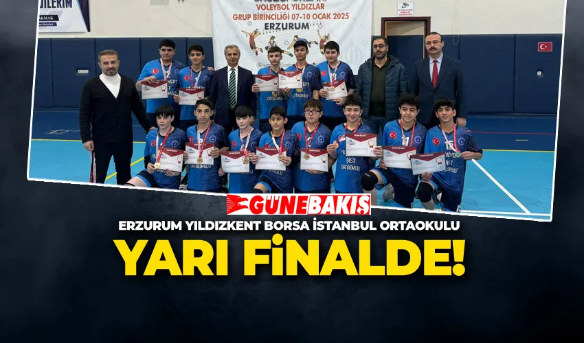 Erzurum Yıldızkent Borsa İstanbul Ortaokulu Yarı Finalde!