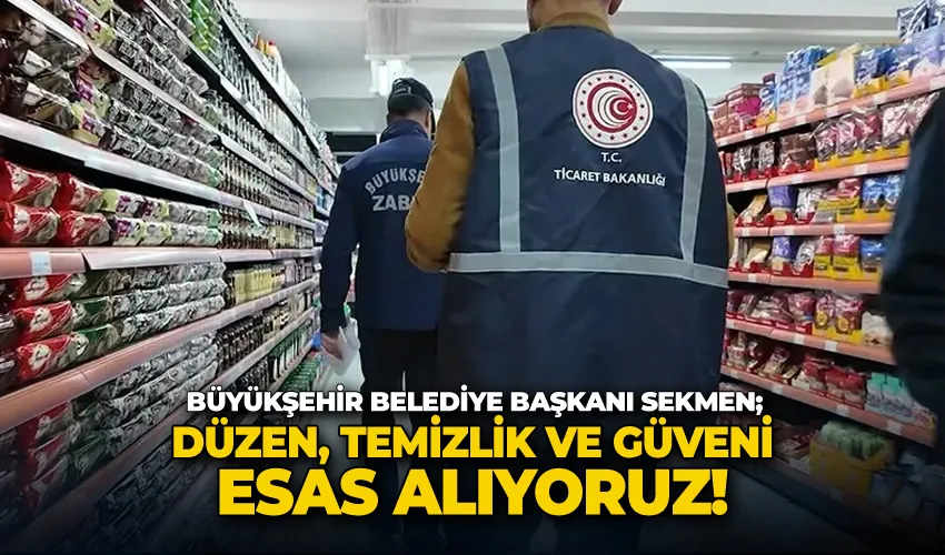 Başkan Sekmen: 