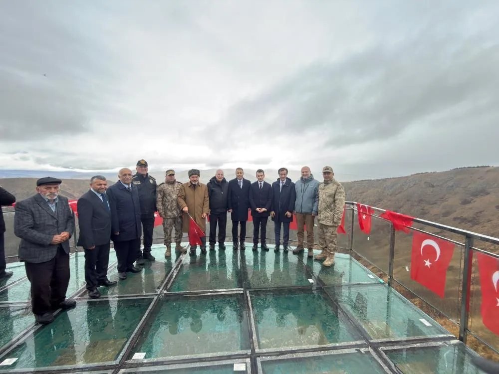 Seyir terasının açılışı yapıldı