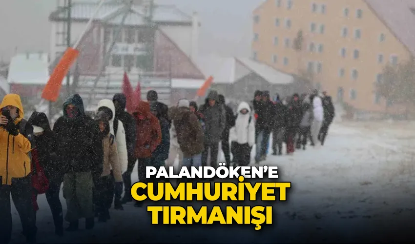 Palandöken’e Cumhuriyet tırmanışı