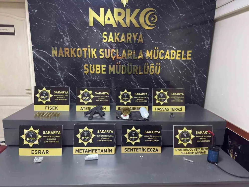 Sakarya’da uyuşturucu operasyonu