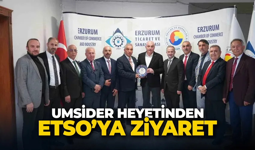 UMSİDER heyetinden ETSO’ya ziyaret
