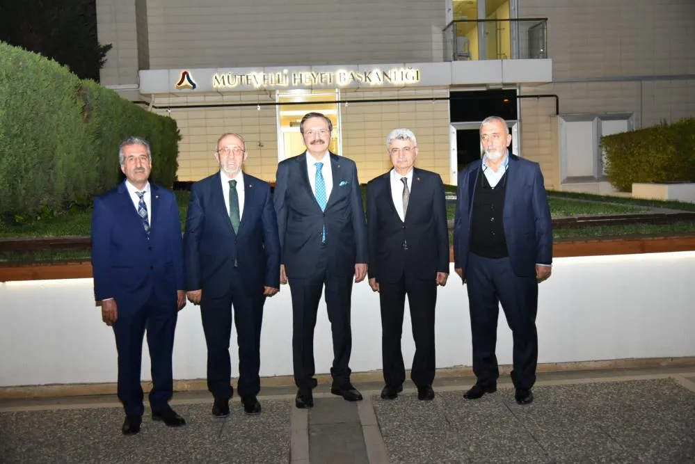 Başkan Dumandağ, TOBB Başkanı Hisarcıklıoğlu ile bir araya geldi