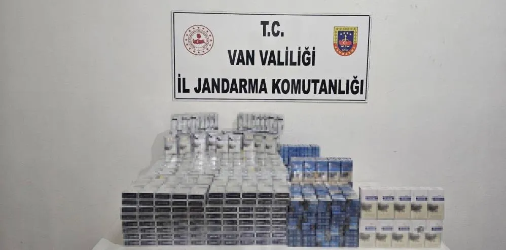 Van’da 2 bin paket kaçak sigara ele geçirildi