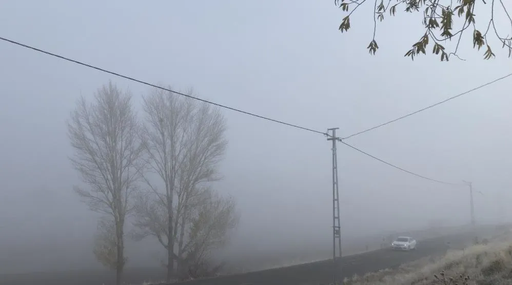Patnos’ta yoğun sis yaşamı olumsuz etkiledi