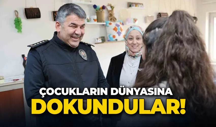 Çocukların dünyasına dokundular