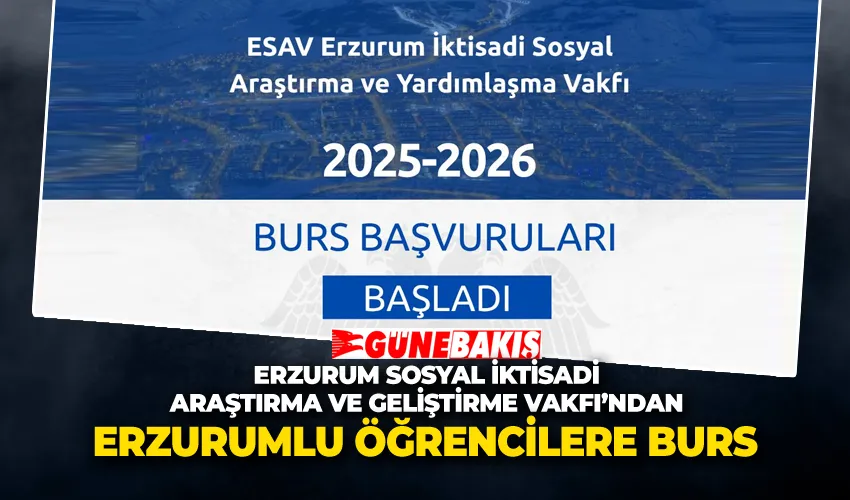 ESAV’dan Erzurumlu öğrencilere burs
