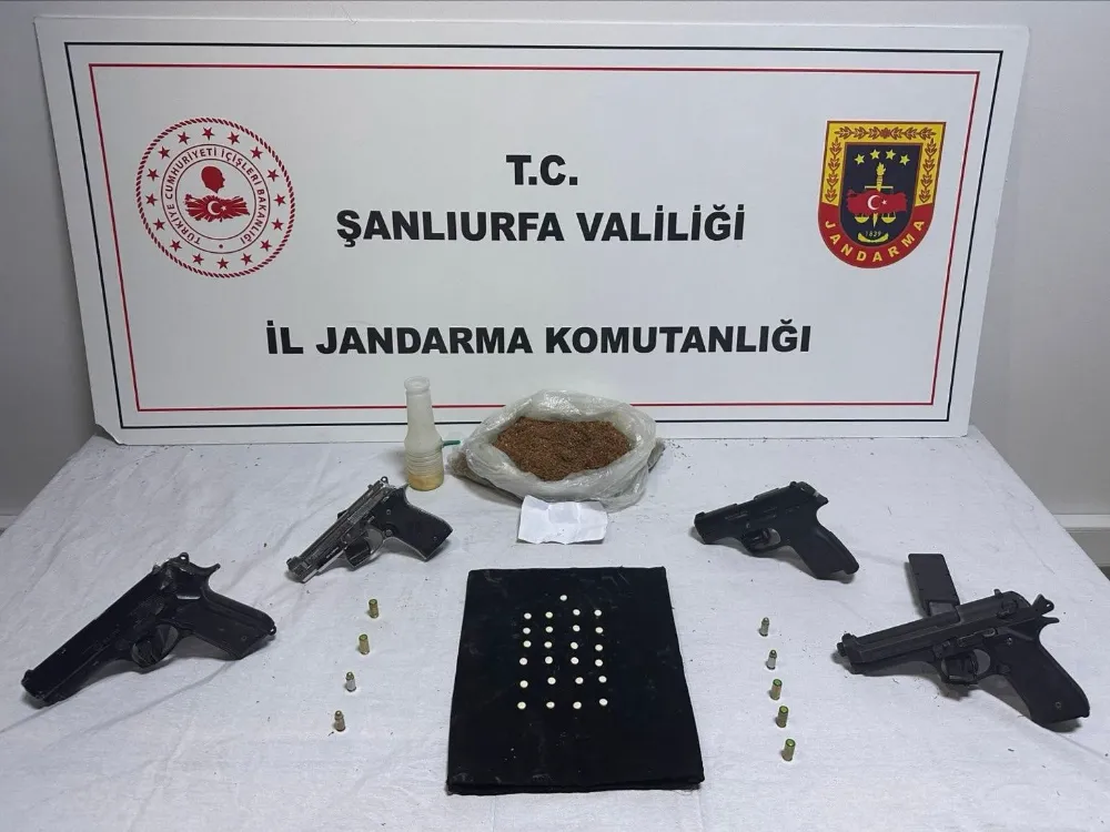 Şanlıurfa’da uyuşturucu operasyonu: 3 gözaltı