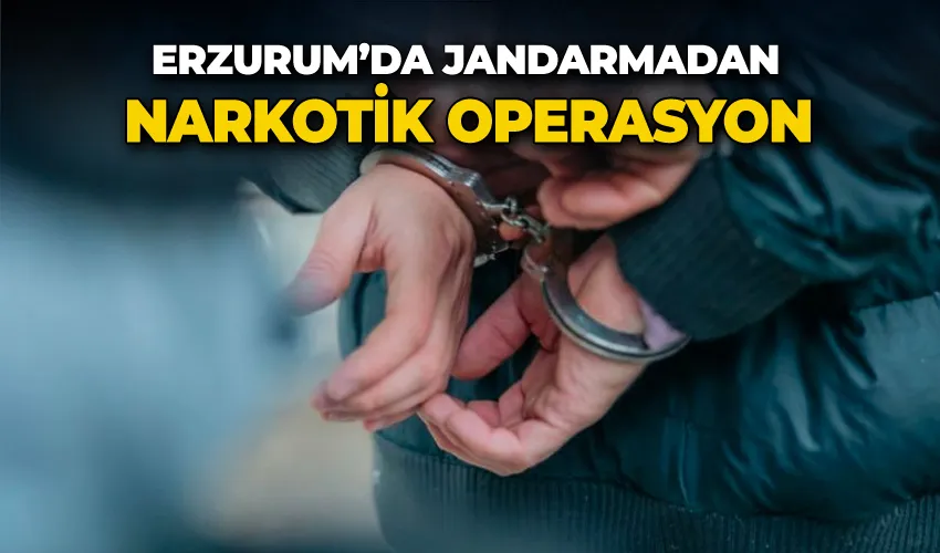 Jandarmadan narkotik operasyon