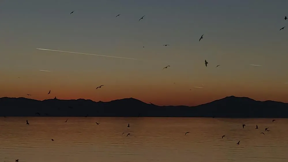 Van semalarında kartpostallık akşam