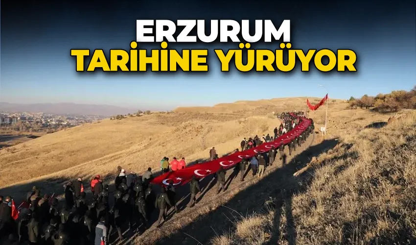 Erzurum tarihine yürüyor