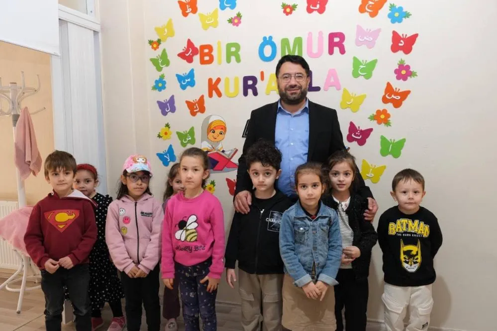 Müftü Fakirullahoğlu’ndan Kuran Kurslarına ziyaret