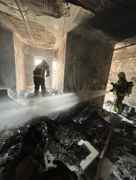 Samandağ’da depo yangını