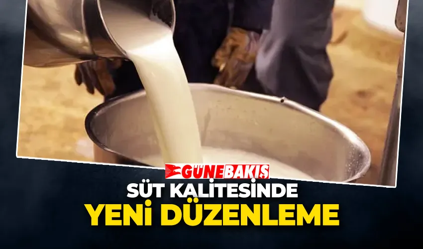 Süt Kalitesinde Yeni Düzenleme