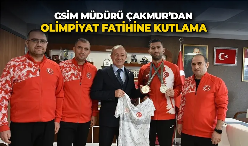 Çakmur’dan olimpiyat fatihine kutlama