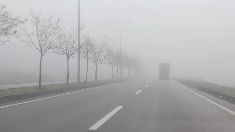 Bingöl’de yoğun sis etkili oldu