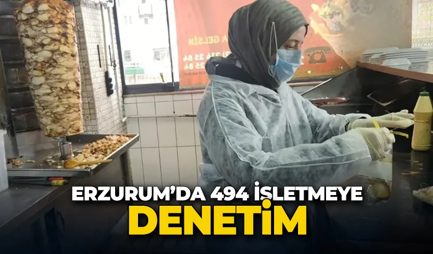 Erzurum’da 494 işletmeye denetim