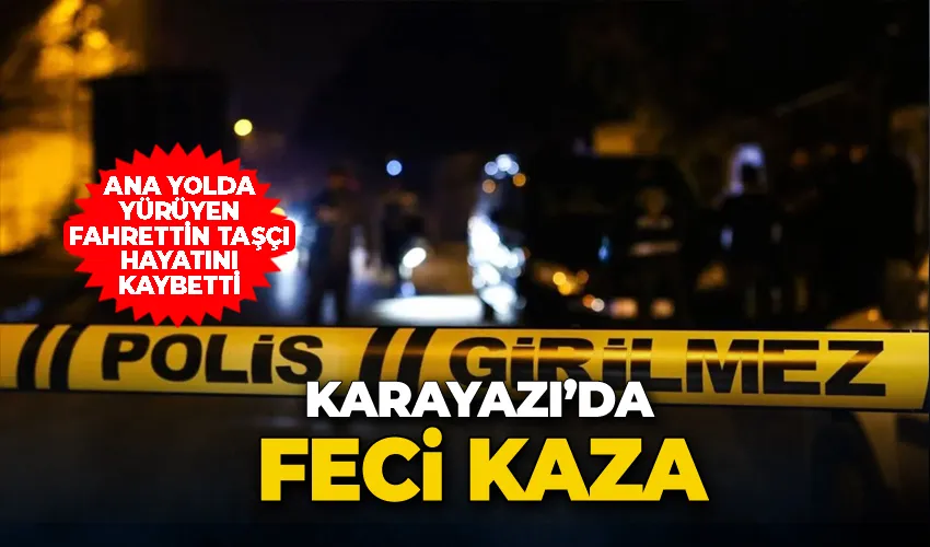 Karayazı’da feci kaza: 1 ölü