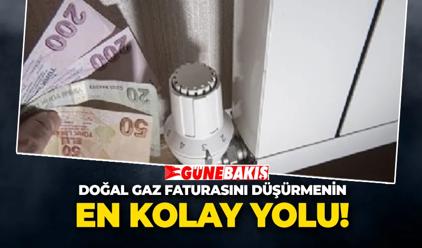 Doğal Gaz Faturasını Düşürmenin En Kolay Yolu