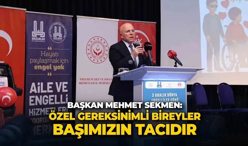 Başkan Sekmen: 
