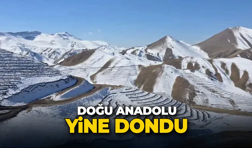 Doğu yine dondu