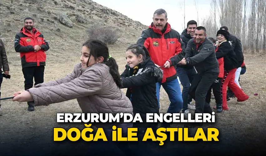 Engelleri doğa ile aştılar