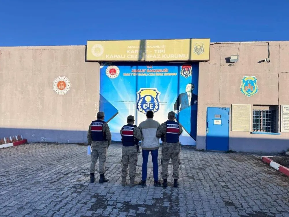 Kars’ta 5 yıl hapis cezası bulunan 1 kişi yakalandı