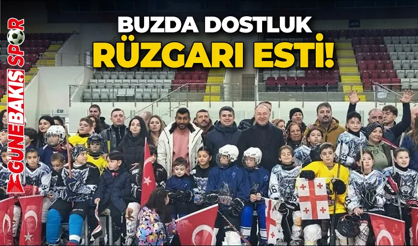 Buzda dostluk rüzgarı esti