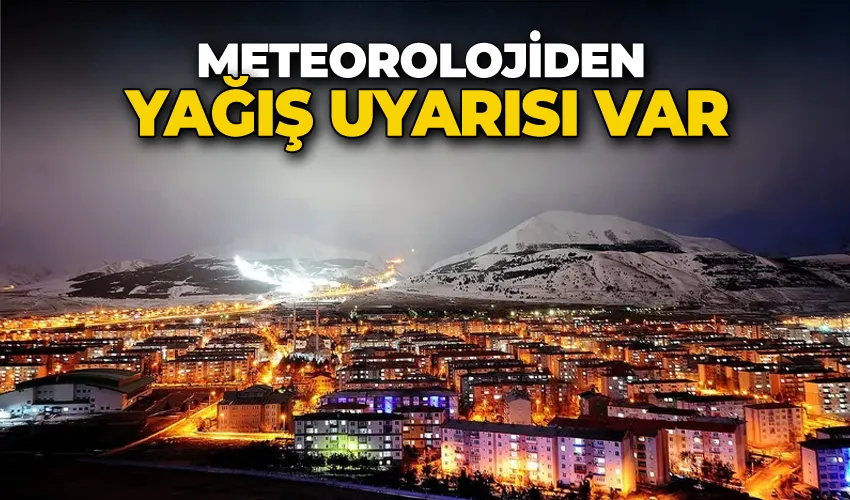 Meteorolojiden yağış uyarısı var
