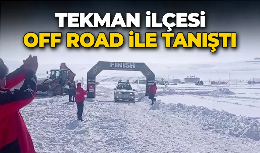 Tekman off road ile tanıştı