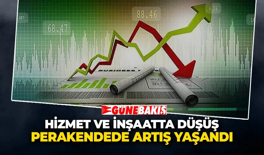 Hizmet ve İnşaatta Düşüş Perakendede Artış Yaşandı