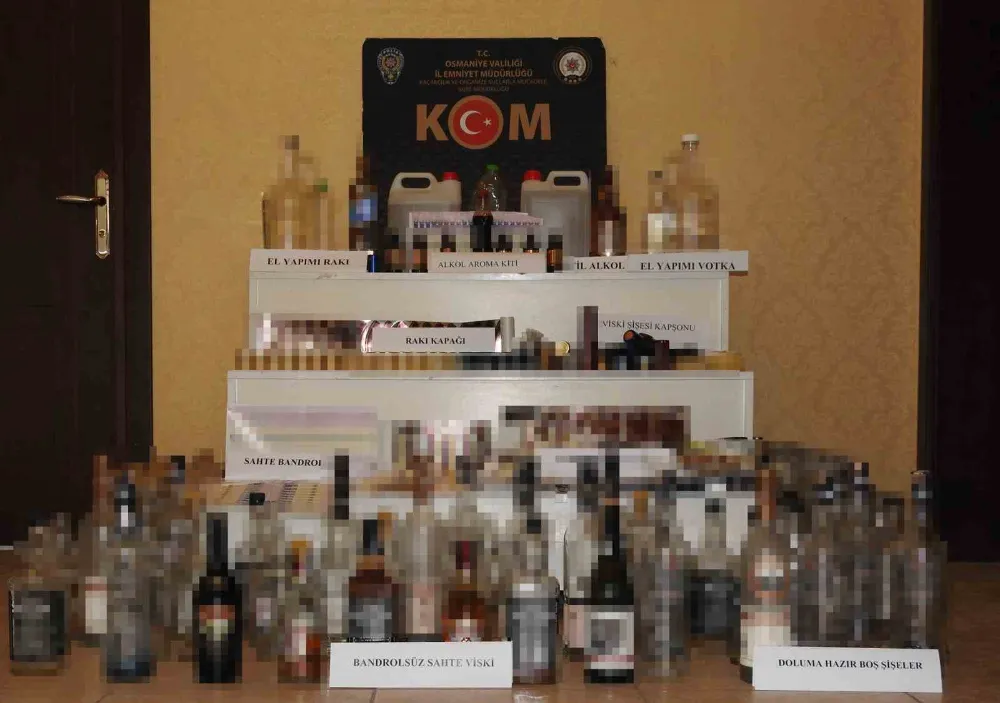 Kaçak ve sahte alkol operasyonu