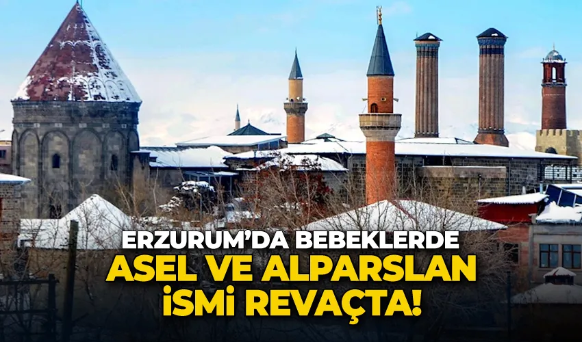 Erzurum’da bebeklerde Asel ve Alparslan ismi revaçta