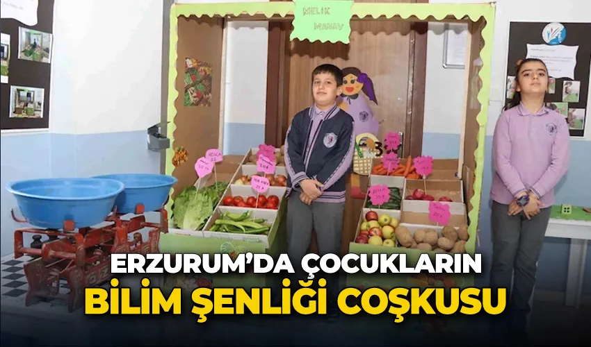 Çocukların bilim şenliği coşkusu