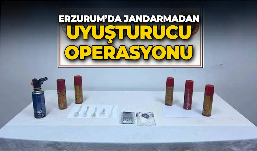 Jandarmadan uyuşturucu operasyonu
